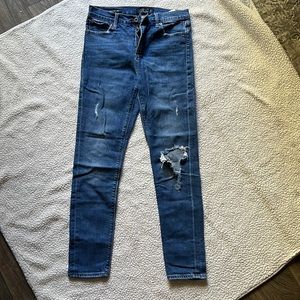 Lucky Brand Ripped Knee Skinny Jeans